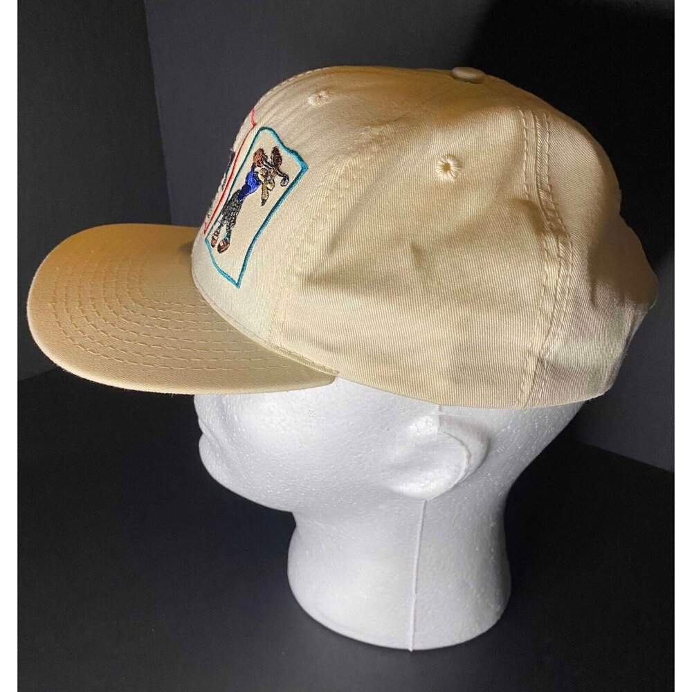 Vtg Acme Looney Tunes Snapback Hat Bugs Taz Wile E. Coyote Cap Golf Y2K USA 1991 - Picture 4 of 7